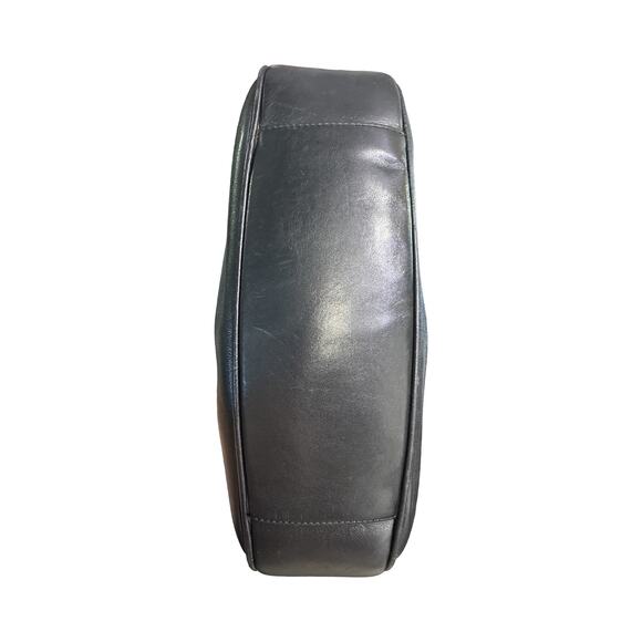 Gucci Black Leather Bamboo Handle Shoulder Bag Vintage 001 1014 1638 Italy - Picture 12 of 16